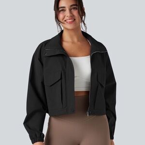 HALARA Black Utility Jacket for Women